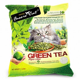 Fussie Cat 日本環保綠茶紙砂 7L  x2包